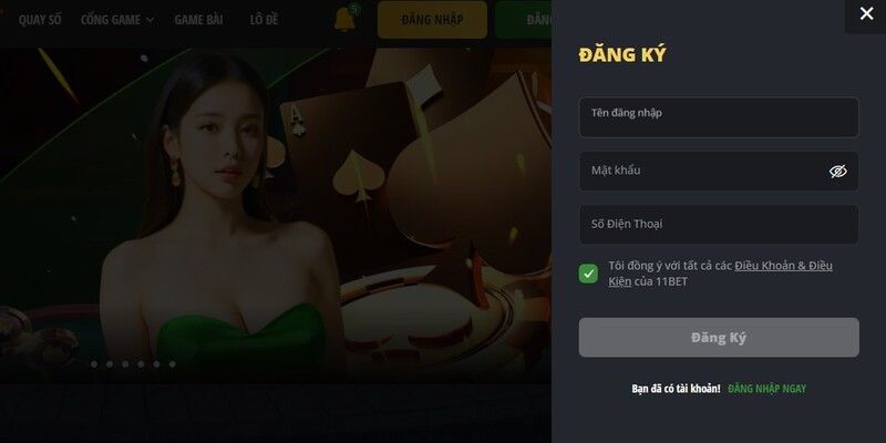 Đăng Ký 11bet - Chỉ Dẫn Quy Trình Tối Ưu Nhất Chỉ 3 Phút 3 Hướng dẫn 3 bước Đăng ký 11bet cực dễ